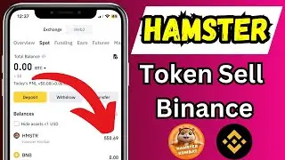 How To Sell Hamster Token in Binance/HMSTR Token Sell Binance#hamsterkombat