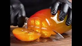 Glass fruit cutting ai ASMR 🔪🍊