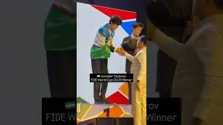 🇺🇿 Javokhir Sindarov - the youngest FIDE World Cup Winner