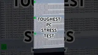 Самый жесткий стресс-тест стабильности ПК #shorts #pc #pctips #pcbuild #benchmark #stresstest #pc...