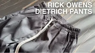 RICK OWENS FW24 PORTERVILLE DIETRICH PANTS BLACK (Short Review + OnBody)