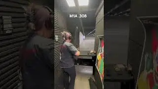 Babe shooting that M1A .308! #gunrange #M1A #308 #gun #guns #gunsmile #gunbound #rifle