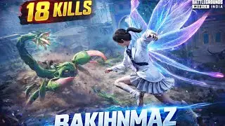 NO MERCY! 18 KILLS BGMI MATCH 😡 WHEN BAKIHNMAz GOES BEAST MODE 😱 | 18 KILLS
