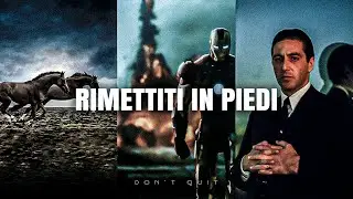 RIMETTITI IN PIEDI e affronta il lavoro con DETERMINAZIONE