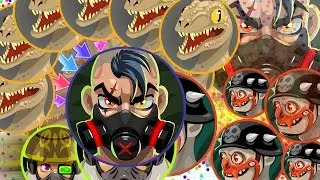 DOUBLE IMPOSSIBLE BAIT in AGARIO | Popsplits, SOLO DESTROYING TEAMS | Best Moments Agar.io