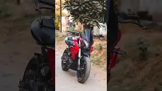 Red colour ns200 monster look 🥵 beautiful ns200 😘 full attitude oh my god 🔥