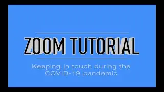 Zoom Tutorial (For Beginners on Mac Computers)