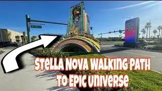 Testing Universal&rsquo;s Stella Nova Walking Path to Epic Universe!