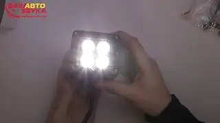 Светодиодные фары CRYSTALL 4D20WBL