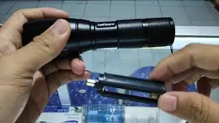 CARA MENGGUNAKAN SENTER TAFFWARE ( SENTER LED CREE XM L2 2000 LUMENS | SENTER E17)