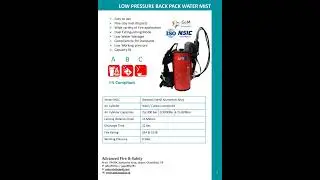 Back Pack Watermist catalogs