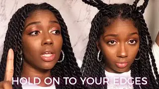 Keeping Your Edges With Protective Styles | How To Keep Edges Full + Stimulate Growth | Niara Alexis