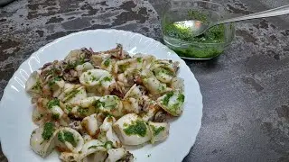 chipirones a la plancha con ajo y perejil
