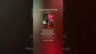 Greased Back Cool Talk