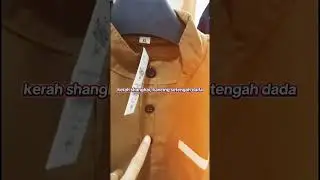 Baju Kemeja koko anak lelaki usia 2-5 tahun