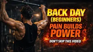 BACK DAY (BEGINNERS) | Step by Step Morning Gym Workout | No Excuses!