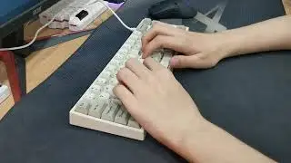 кастомная leopold fc660m pd на свитчах akko v3 cream yellow