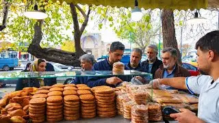Iran street food 🇮🇷 They Started Working at 15 , Now They Run a Successful Sweet Business