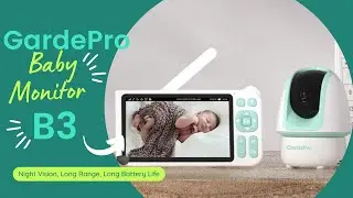 GardePro Baby Monitor B3 | Super Clear Night Vision, Super Long Range, Super Long Battery Life!