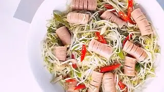 Daily Cooking Ideas: Stir-fried Bean Sprouts with Sausage - Delicious, Practical, and Economical!