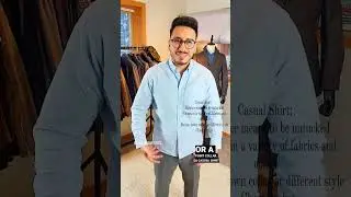Dress Shirt VS Casual Shirt | What's The Difference🤷&zwj;♂️