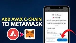 How to Add the Avalanche (AVAX) C-Chain as a Custom Network in MetaMask
