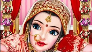 North Indian Wedding Spa Salon Game || Bride, Fashion Star Indian Princess Doll  Bridal Makeup Game