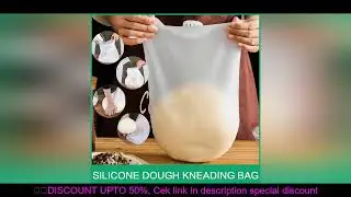 Food Grade Silicone Dough Kneading Bag Silicone Kneading Dough Bag Flour Mixer Bag Versatile Dough M