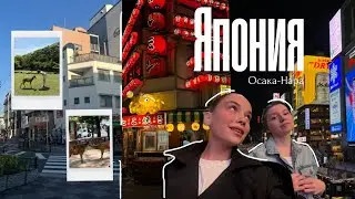 ЯПОНИЯ влог ч.1| ОСАКА - НАРА, мечта превратилась в реальность