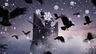 🎄 Slow Winter Night Ambience for Study Focus, Deep Sleep and Calm Meditation