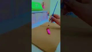 Brush holder idea 🖌️#aestheic#trending#diy#brush holder#