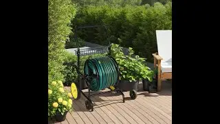 Real Hose Storage 2 Wheel Heavy Duty Hose Reel Cart Video Assembly Instructions