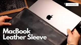 The BEST Leather Laptop Sleeve - Grams(28) 118 Leather Folio Review