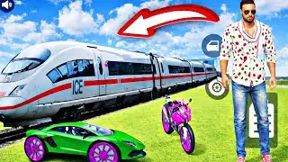😍Franklin Monster new Train🚆  Chala rah Ho  ≥Indian Theft🥰Auto Simulator Game 2026