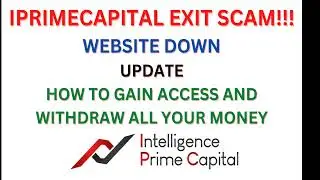 Intelligence Prime Capital, IPCoud Update Exit Scam How To Withdraw Your Money @IPCapitalOfficial