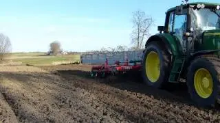 Wiosenne manewry polowe  & John Deere 7530 Premium & UNIA kos 4,5 HST & SOUND &
