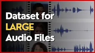 Create a dataset for large audio files
