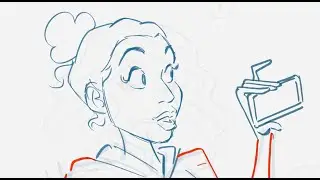HOW I DRAW AND ANIMATE: Liza Koshy From Scooby-Doo And Guess Who #scoobydooandguesswho #aluiramancio