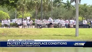 Protest over workplace conditions