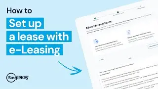 eLeasing tool - Sign your Rental Property Lease with ease!