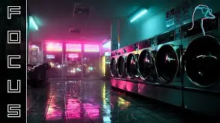 Neon Laundromat 🕶️ City-Pop Saxwave & Synthwave Vibes [Beats To Study / Focus / Relax | 3 Hours]
