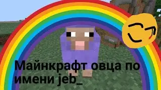 Майнкрафт команда про радужную овцу или jeb_