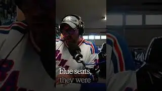 A Wild Encounter in the Blue Seats! #nyrangers #hockey
