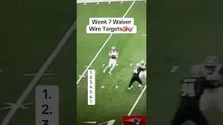 Week 7 Waiver Wire Targets🏈🎯 #fantasyfootball #fantasycontent #waiverwire #week7 #nflconvo