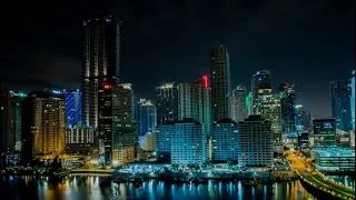 Miami Friday night in Brickell