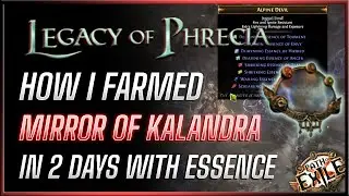 How I Farmed a Mirror in 2 Days with Essence Only [Guide] | Phrecia PoE 3.27