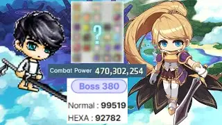 470m Combat Power Dawn Warrior Gear Showcase - Maplestory GMS Kronos Pre-m3/m4