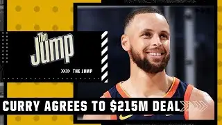 Steph Curry signs $215M extension with Warriors | The Jump
