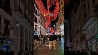 🎄CHRISTMAS in MADRID 2024 - Nightlife in the Capital City of Spain #travel #christmas #spain
