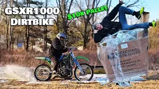 Taking Gsxr1000R Dirtbike FULL Send & Giving Thousands in Parts to YOU From Lion Parts Power Sports!